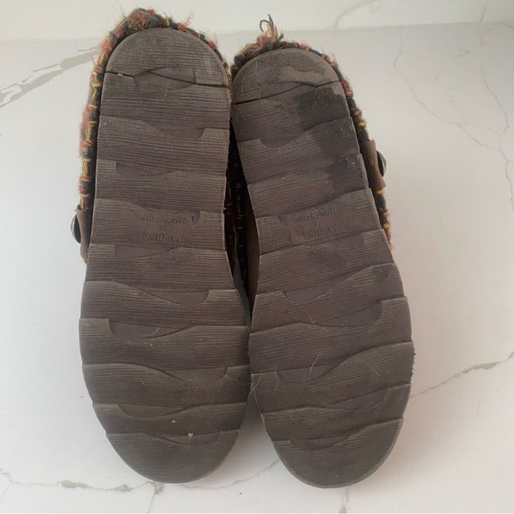 MUK LUKS PATTI CABLE SWEATER CUFF WATER RESISTANT BROWN ANKLE BOOT  SIZE… - Picture 8 of 9